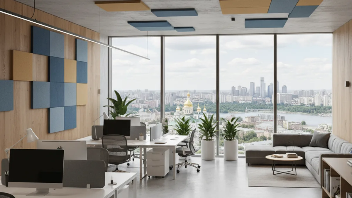 Впровадження акустичних рішень в українських офісах: кейси та результати